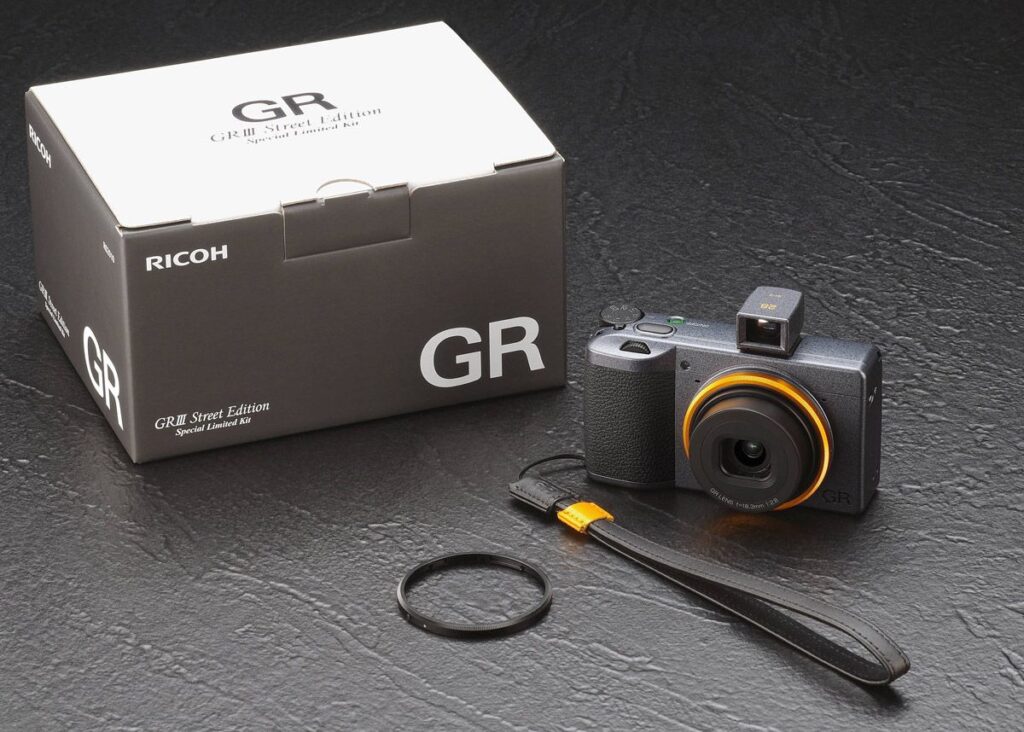 Ricoh GR III Street Edition with a box