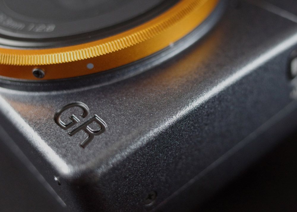 Golden ring of Ricoh GR III Street Edition