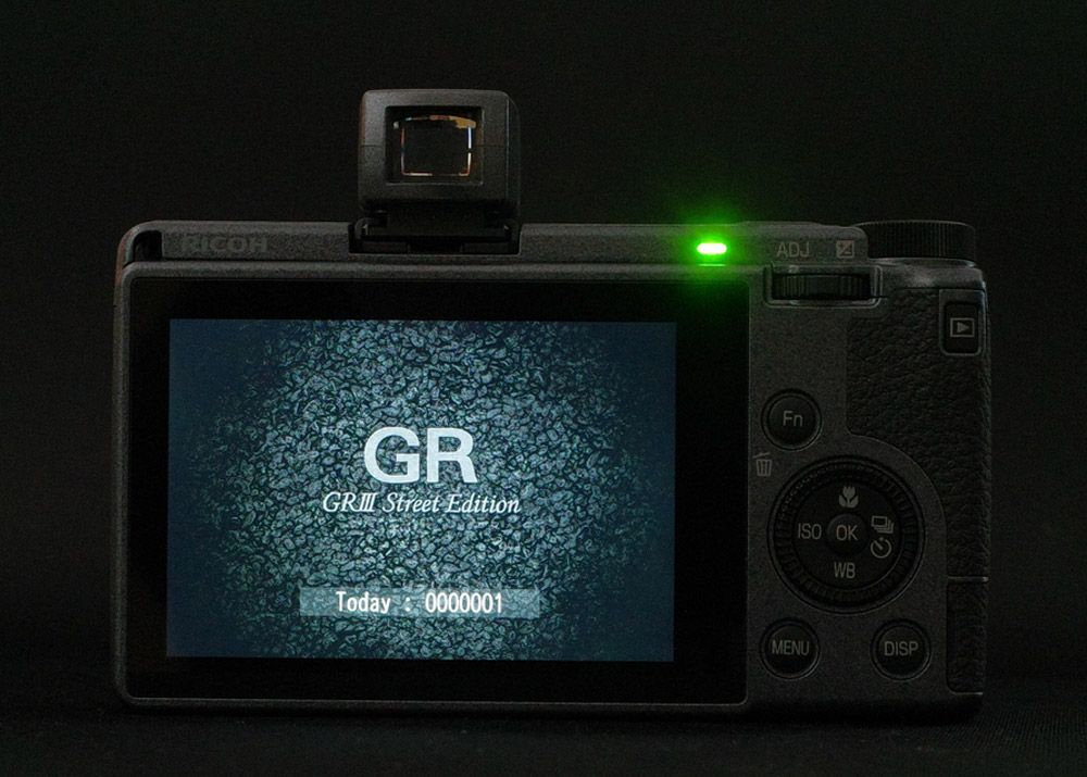 Display of Ricoh GR III Street Edition